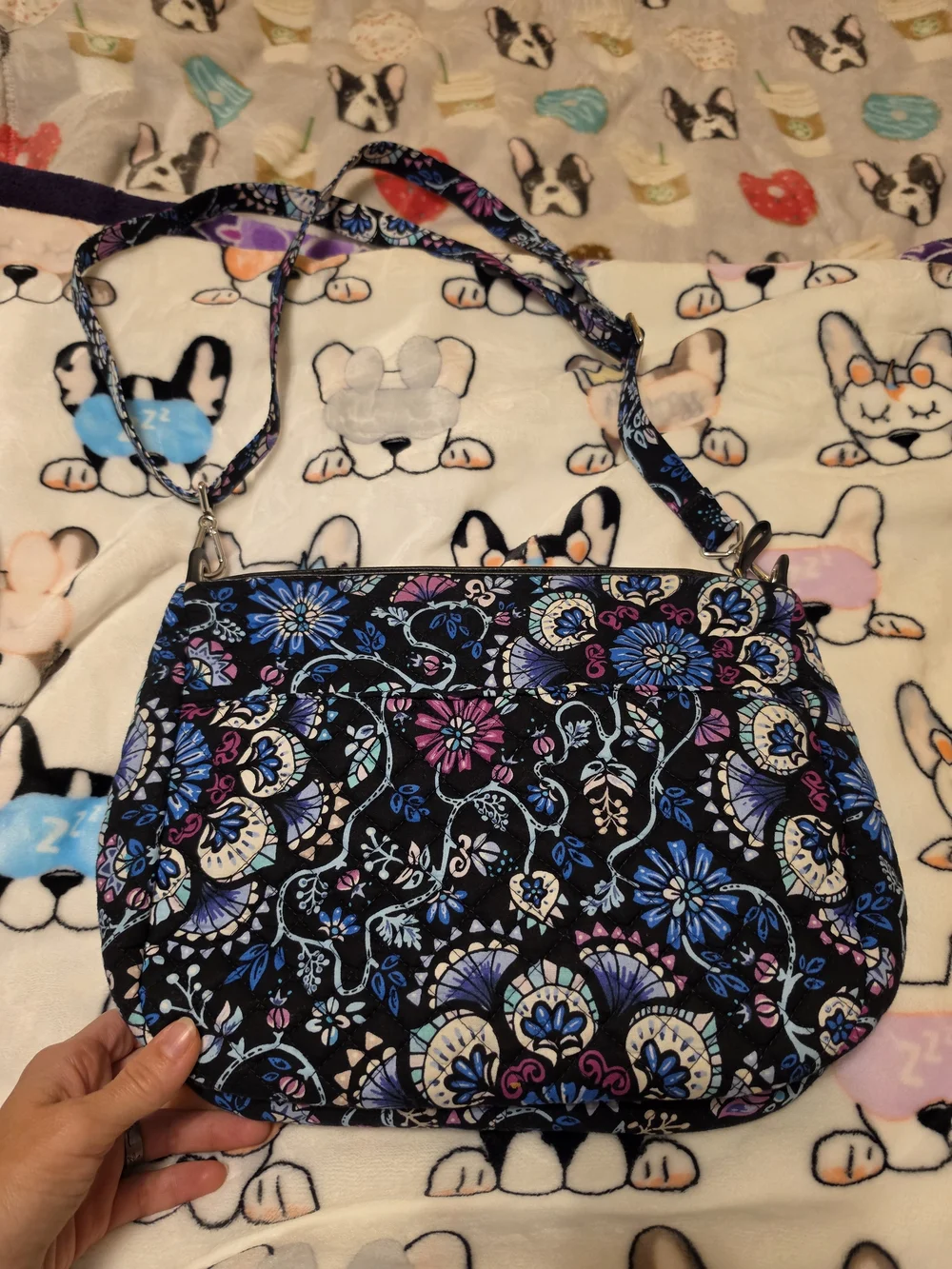 Vera Bradley Carson Shoulder Bag with Wallet In Bramble